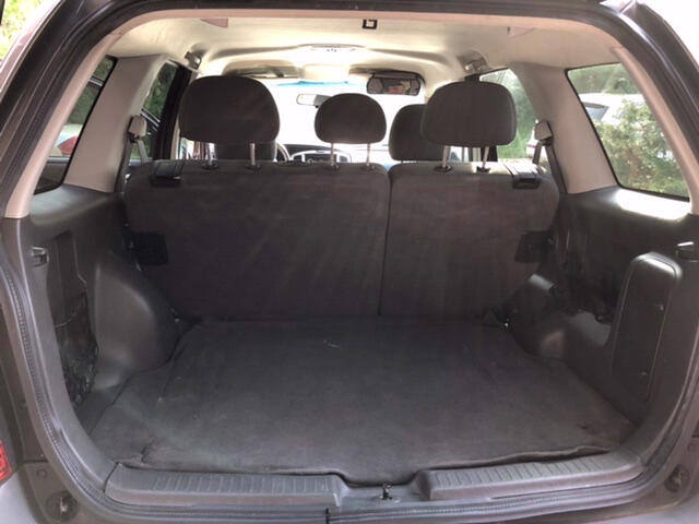 Back seats fold down for additional space.